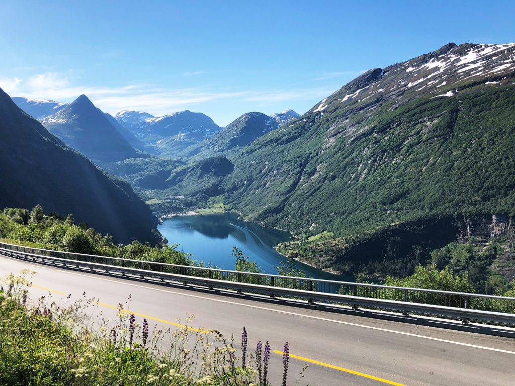 Geiranger fra ørnesvingen